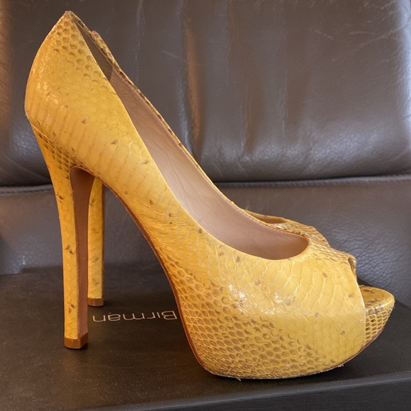 Heel Pumps Platform Alexandre Birman Python Size 8 - Picture 13 of 13